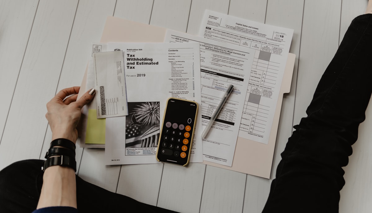 Reviewing financial reports and performance numbers